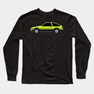 AE86 Pixelart Long Sleeve T-Shirt